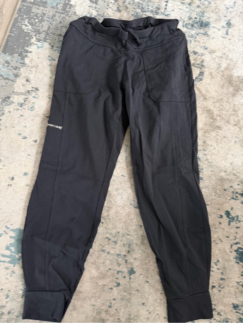 Athleta Black Men's Jogger Pants with Zip Pocket